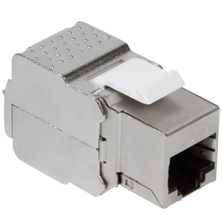 Frutto Keystone RJ45 Cat6A 10Gigabit STP 180° Toolless - Intellinet IWP-MD 10G/STP