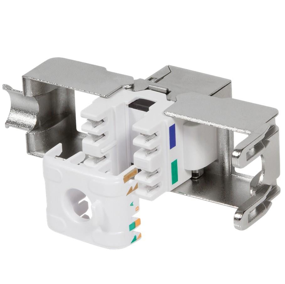 Frutto Keystone RJ45 Cat6A 10Gigabit STP 180° Toolless - Intellinet IWP-MD 10G/STP