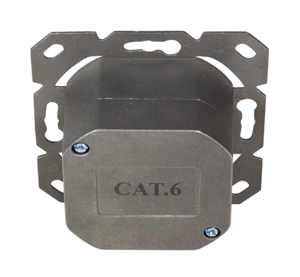 Presa a Muro Esterna 2xRJ45 Cat6 FTP Bianca da incasso - Logilink IWP-MD 8/8-SAP-C6