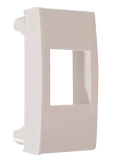 Adattatore Frutti RJ45 per Serie ABB Mylos Bianco - Intellinet IWP-MD ADAPT/ABBMYWH