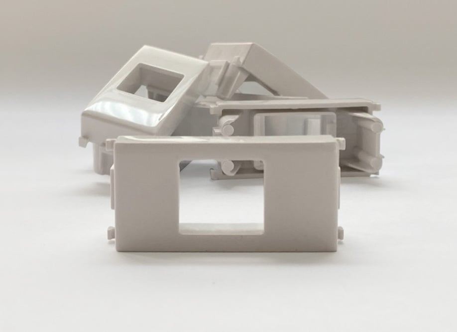 Adattatore Frutti RJ45 per Vimar Plana Antibatterico Bianco - Intellinet IWP-MD ADAPT/PLANAB