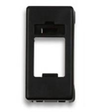 RJ 45 fruit adapter for Gewiss System/Series 20 Black - Intellinet IWP-MD Adapt/SYS