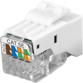 Frutto Keystone RJ45 Cat5E UTP Tooless Bianco - Techly Professional IWP-MD C5E/TLUT