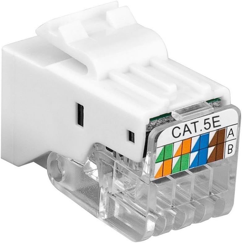 Frutto Keystone RJ45 UTP Cat5E Tooless Bianco - Techly Professional IWP-MD C5E/TLUT