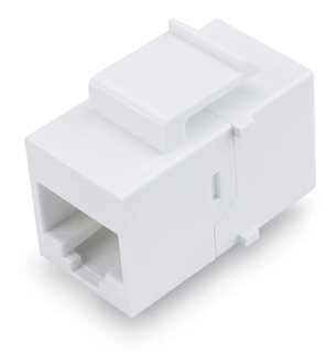 Accoppiatore Keystone RJ45 F/F Cat5E UTP Bianco - Techly Professional IWP-MD C5E/TRBT