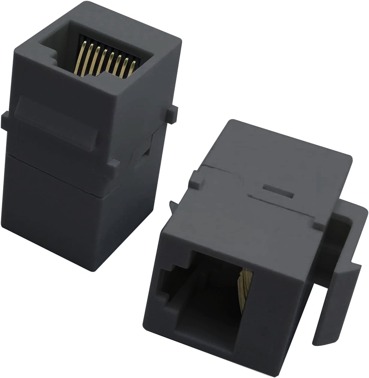 Keystone RJ 45 F/F Cat 5 AND UTP Coupler Black - Techly Professional IWP-MD C 5 E/TRUET