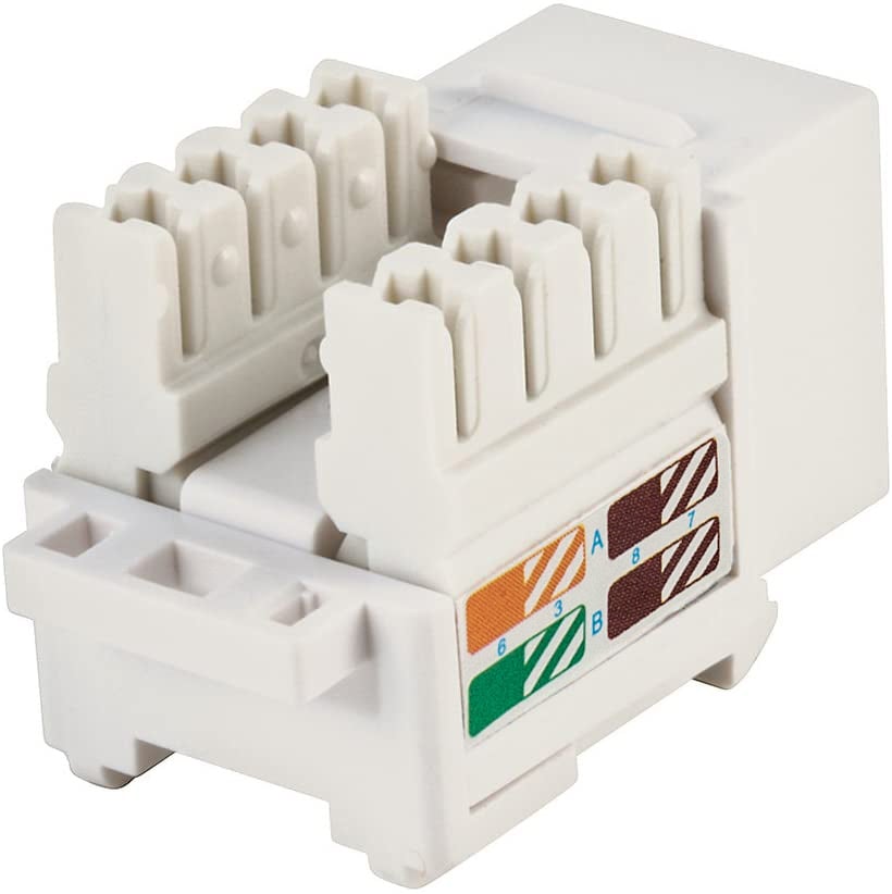 Frutto Keystone RJ45 Cat5E UTP IDC 90° Bianco - Techly Professional IWP-MD C5E/WHT