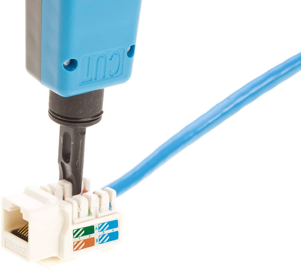 Frutto Keystone RJ45 Cat5E UTP IDC 90° Bianco - Techly Professional IWP-MD C5E/WHT