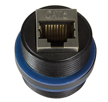 Accoppiatore Cat6 RJ45 F/F Impermeabile IP67 - Logilink IWP-MD C6-IP67