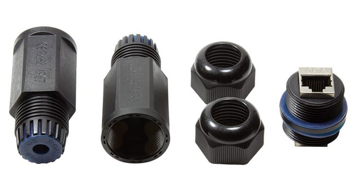 Accoppiatore Cat6 RJ45 F/F Impermeabile IP67 - Logilink IWP-MD C6-IP67