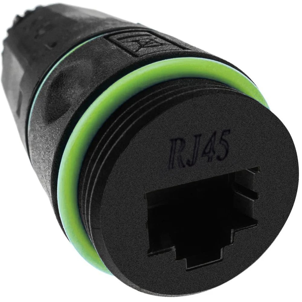 Accoppiatore Slim Cat6 RJ45 F/F Impermeabile IP68 - Techly Professional IWP-MD C6-IP68T-SL