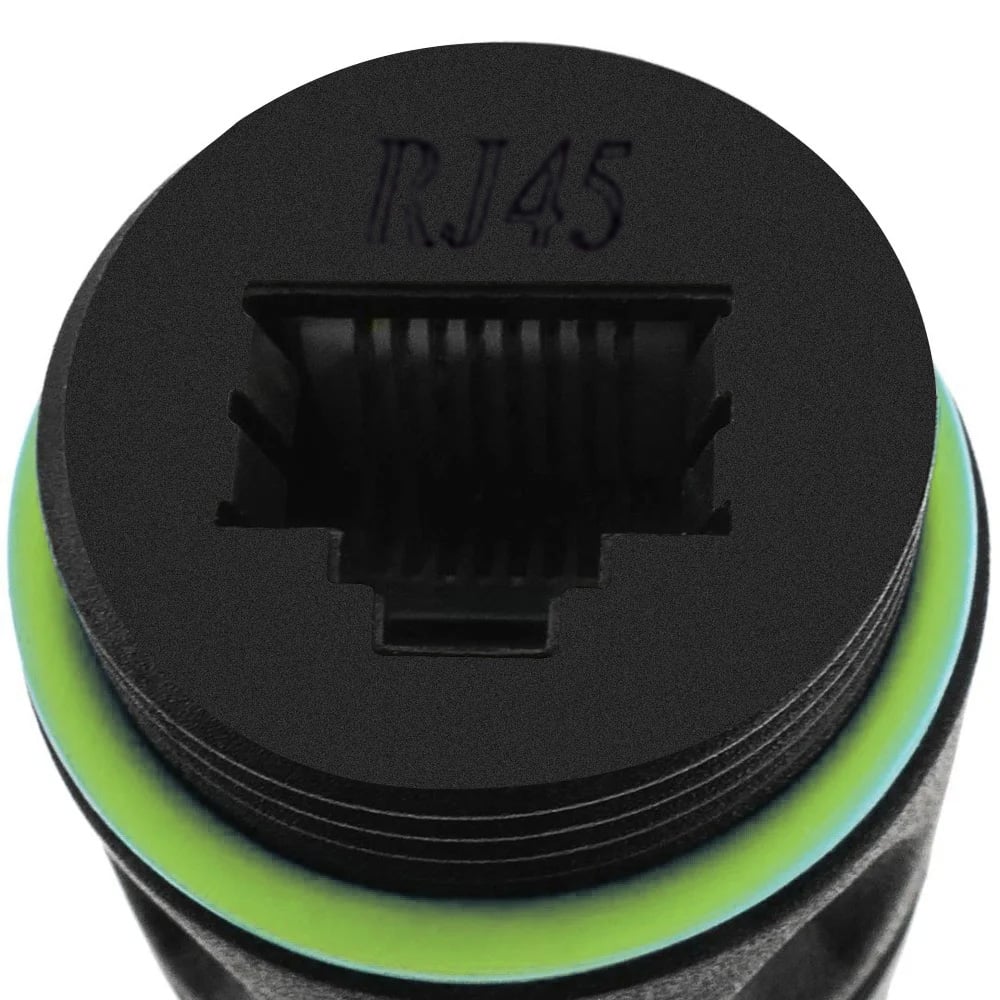 Accoppiatore Slim Cat6 RJ45 F/F Impermeabile IP68 - Techly Professional IWP-MD C6-IP68T-SL