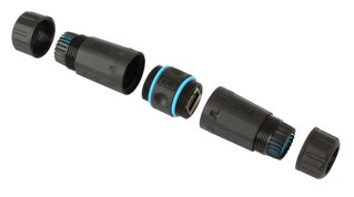 Accoppiatore Cat6 RJ45 F/F Impermeabile IP68 - Techly Professional IWP-MD C6-IP68T