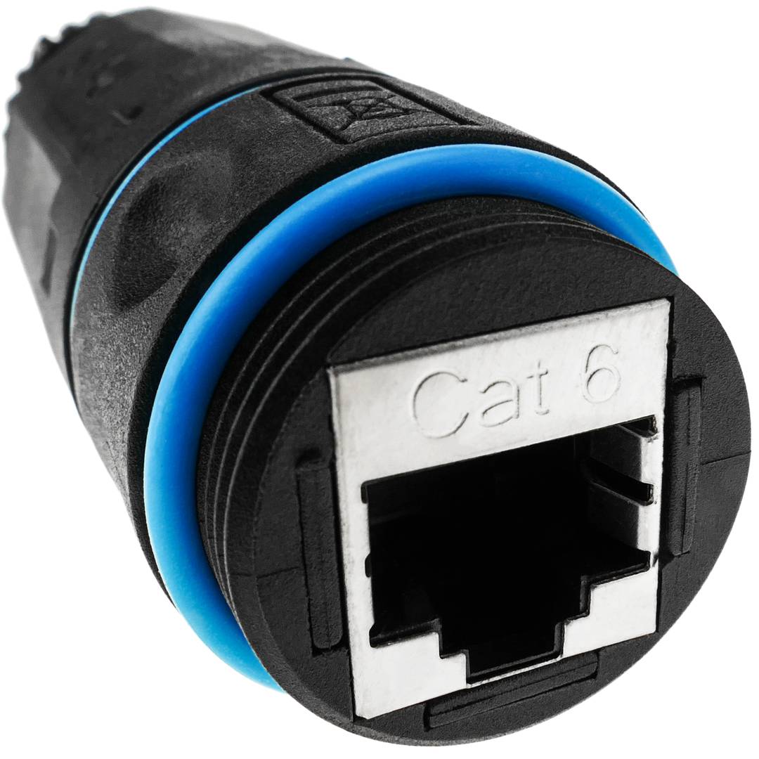 Accoppiatore Cat6 RJ45 F/F Impermeabile IP68 - Techly Professional IWP-MD C6-IP68T