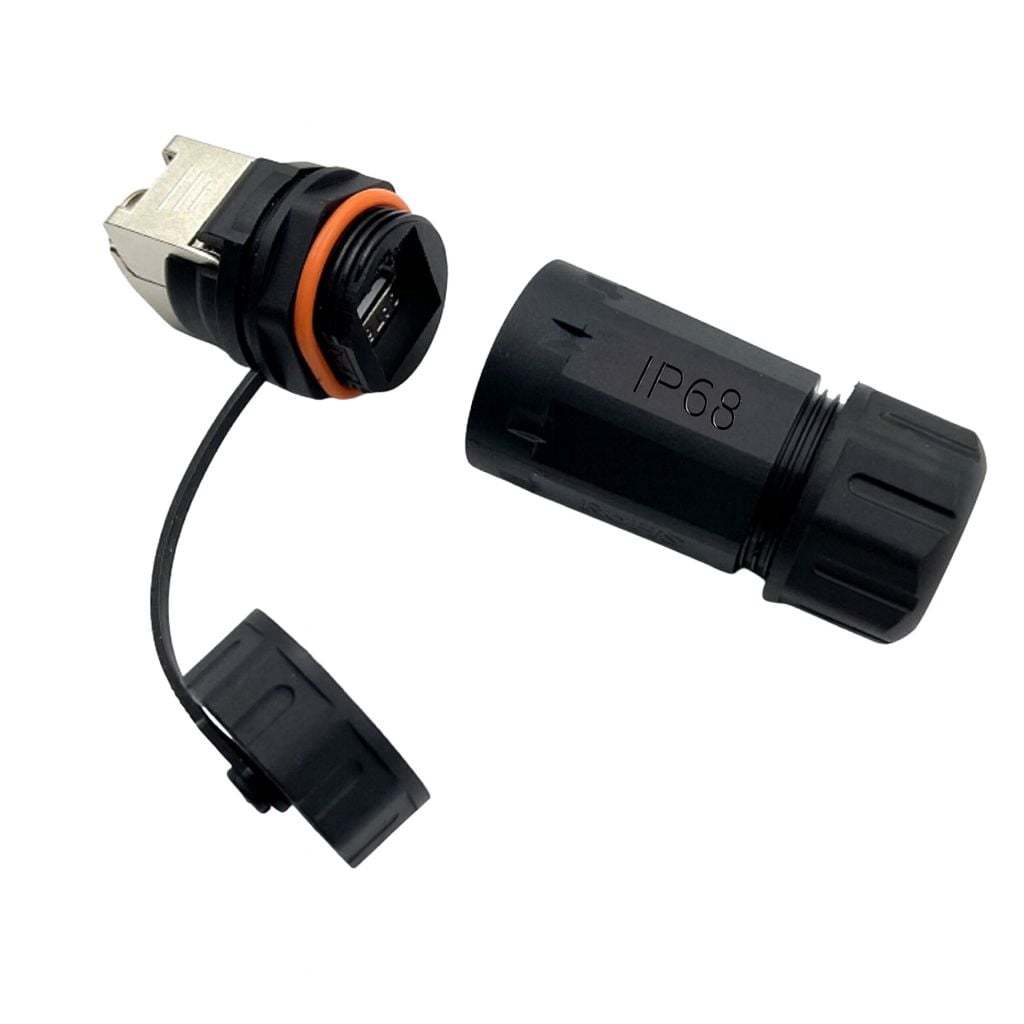 Frutto Toolless da Pannello RJ45 Cat6 STP Impermeabile IP68 - Techly Professional IWP-MD C6-IPPANS