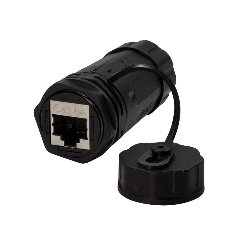 Accoppiatore RJ45 Cat6A IP68 con Passacavo - Techly Professional IWP-MD C6A-IPGLT