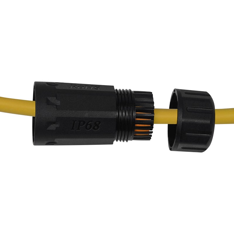 Accoppiatore RJ45 Cat6A IP68 con Passacavo - Techly Professional IWP-MD C6A-IPGLT