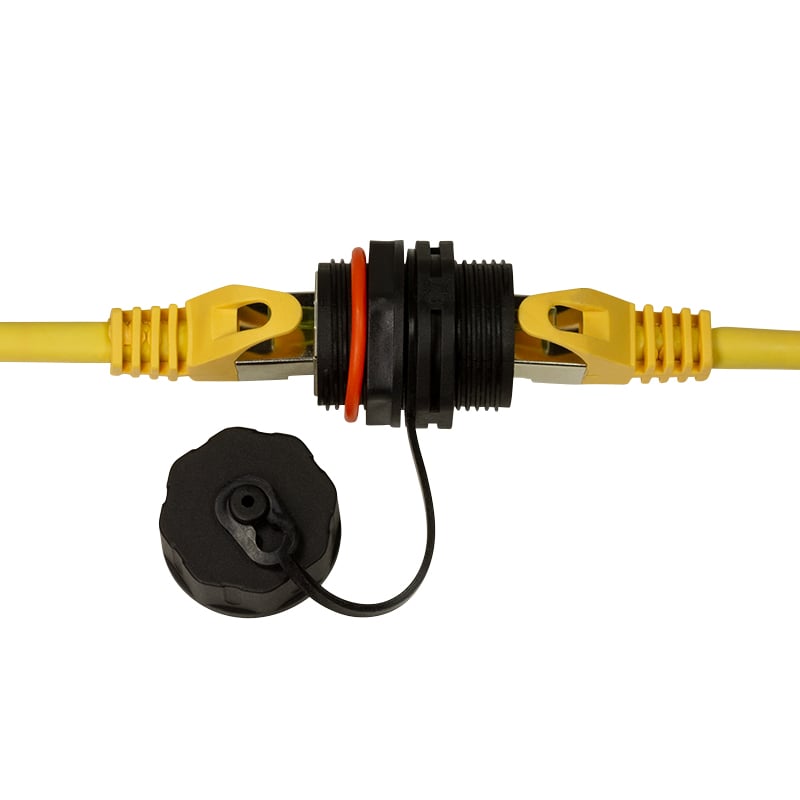 Accoppiatore RJ45 Cat6A da pannello IP68 - Techly Professional IWP-MD C6A-IPPANT