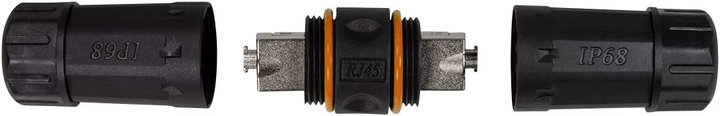 RJ 45 External Cat 6 A Cat 7 IP 68 Toolless - Logilink IWP-MD C 6 A-IPTL