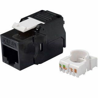 Fruit Keystone RJ 45 Cat 6 A UTP Toolless Black 3 μ - Intellinet IWP-MD C 6 A/BKI 3