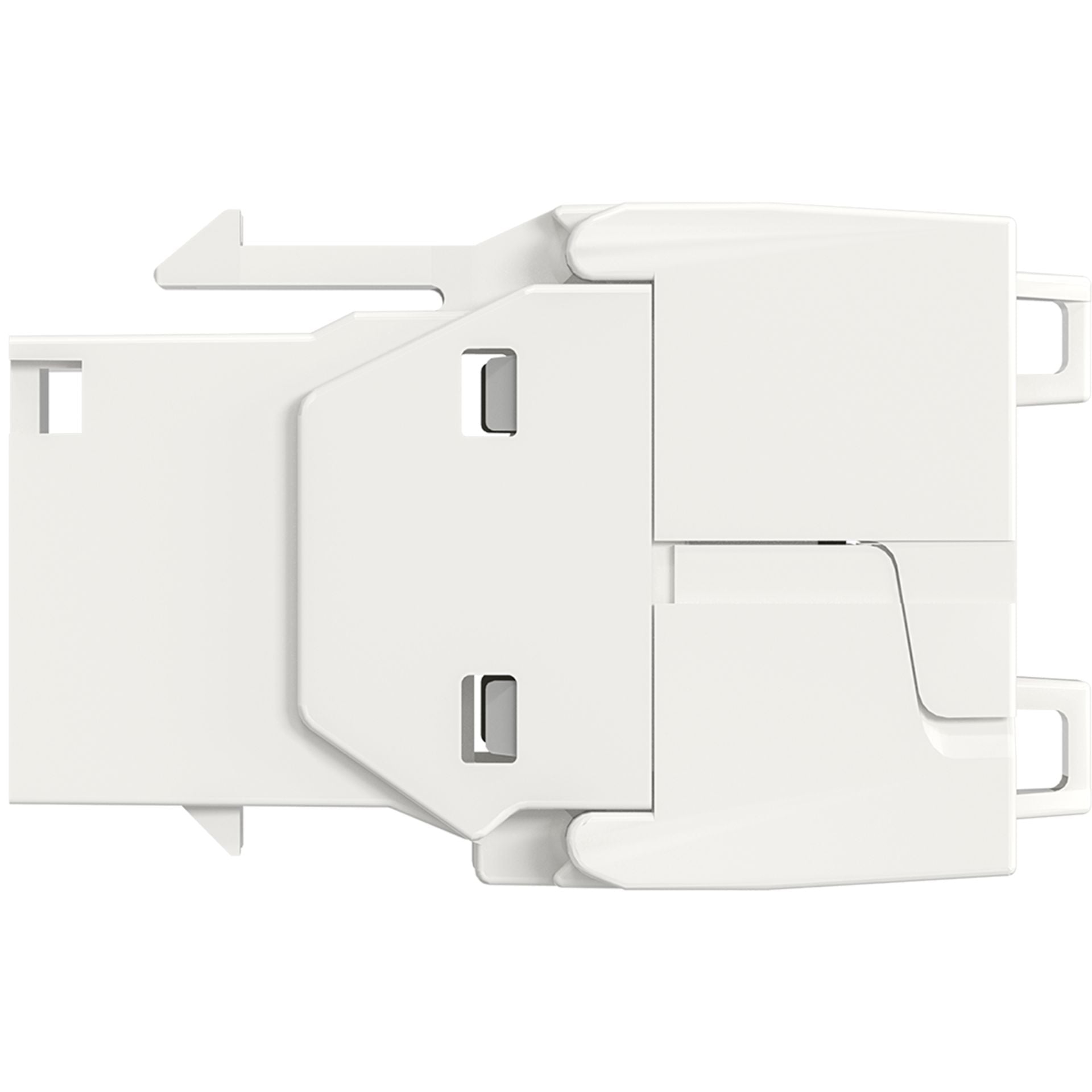 Frutto Keystone Cat6A UTP Bianco con tappo antipolvere - IWP-MD C6A/SHUTW