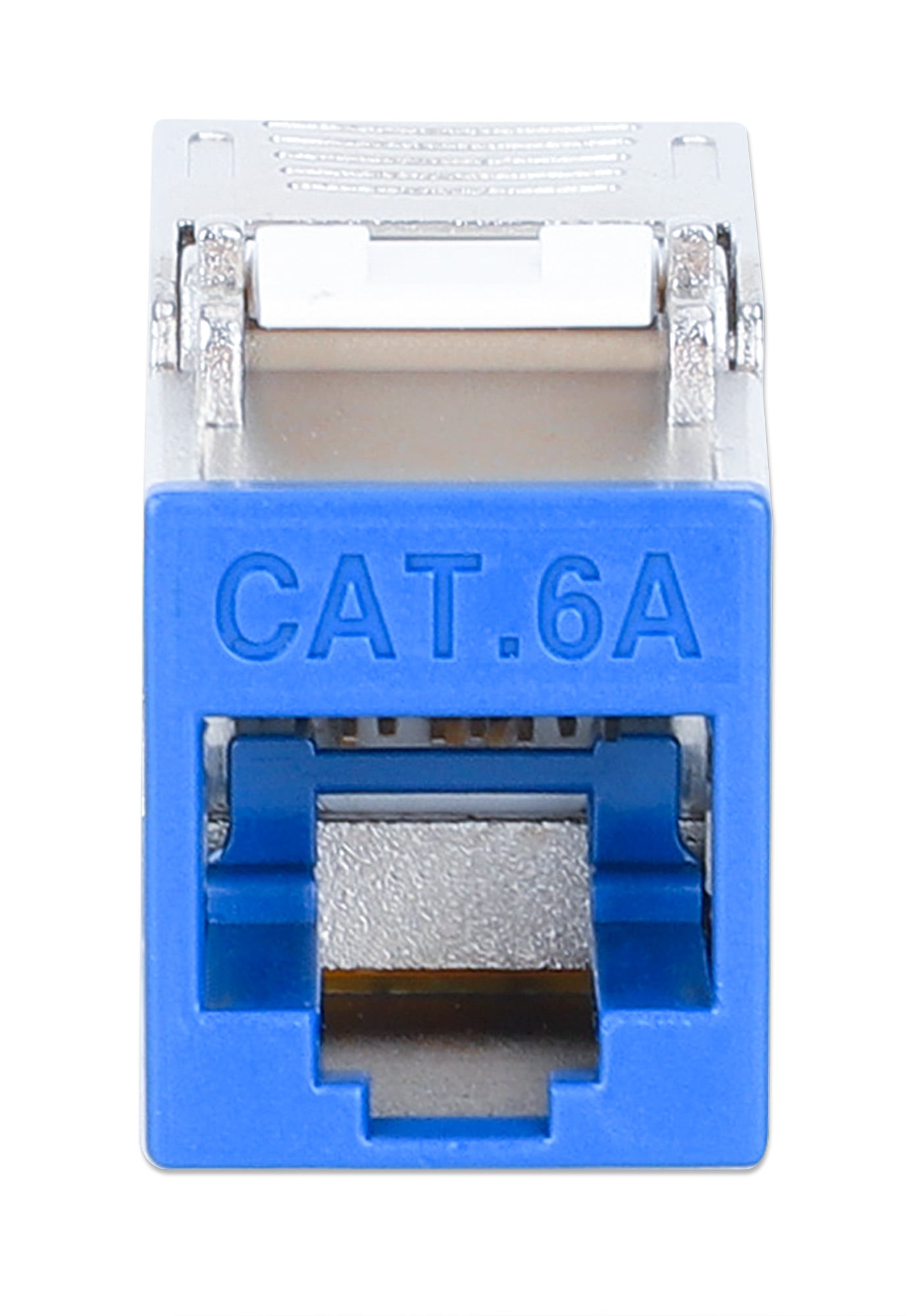 Frutto Keystone RJ45 Cat6A 10G Slim STP Toolless Blu - Intellinet IWP-MD C6A/STBL