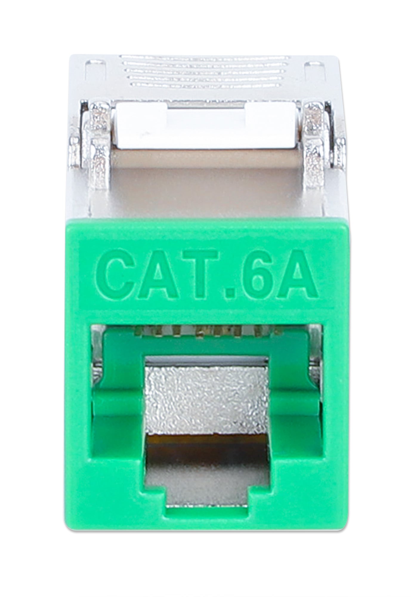Frutto Keystone RJ45 Cat6A 10G Slim STP Toolless Verde - Intellinet IWP-MD C6A/STGRE