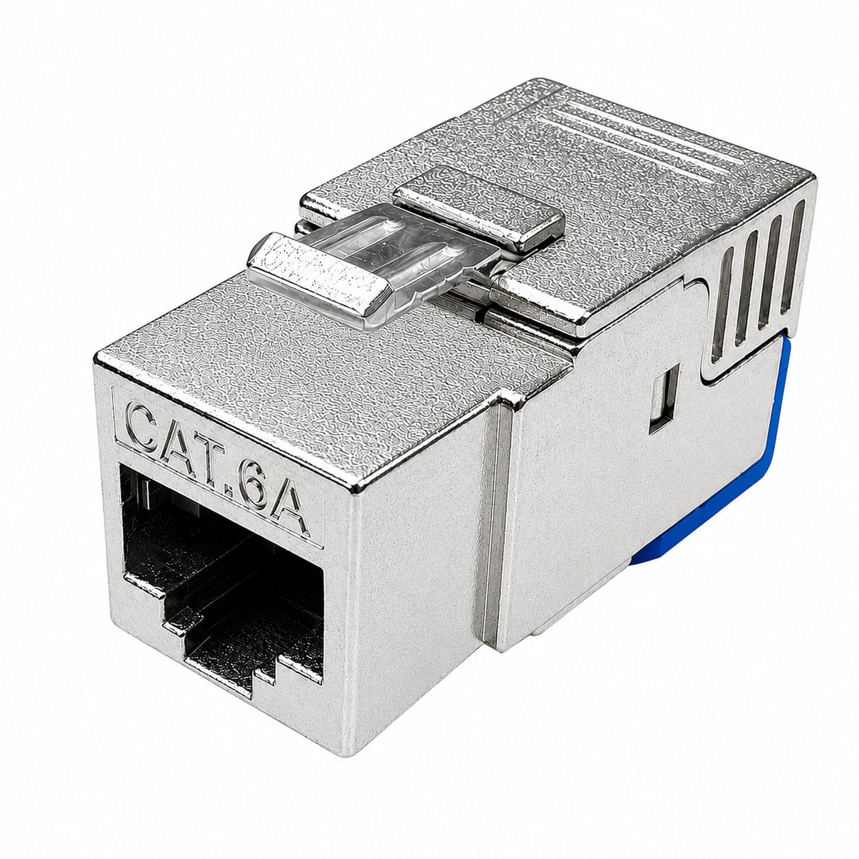 Fruit Keystone RJ 45 STP Cat 6 A Toolless Silver - Techly Professional IWP-MD C 6 A/STP 3