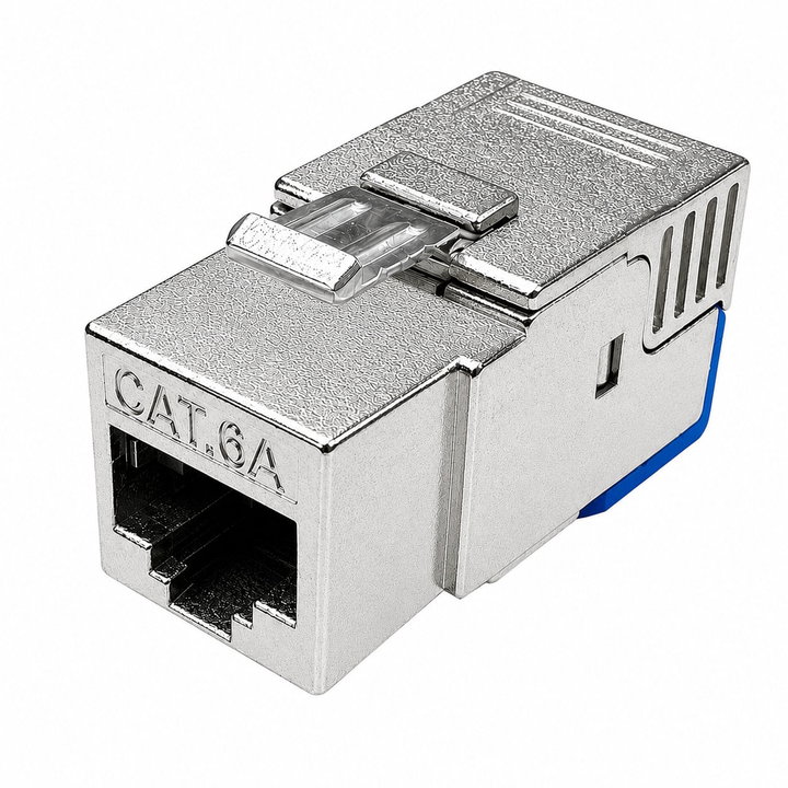Frutto Keystone RJ45 STP Cat6A Toolless Silver - Techly Professional IWP-MD C6A/STP3