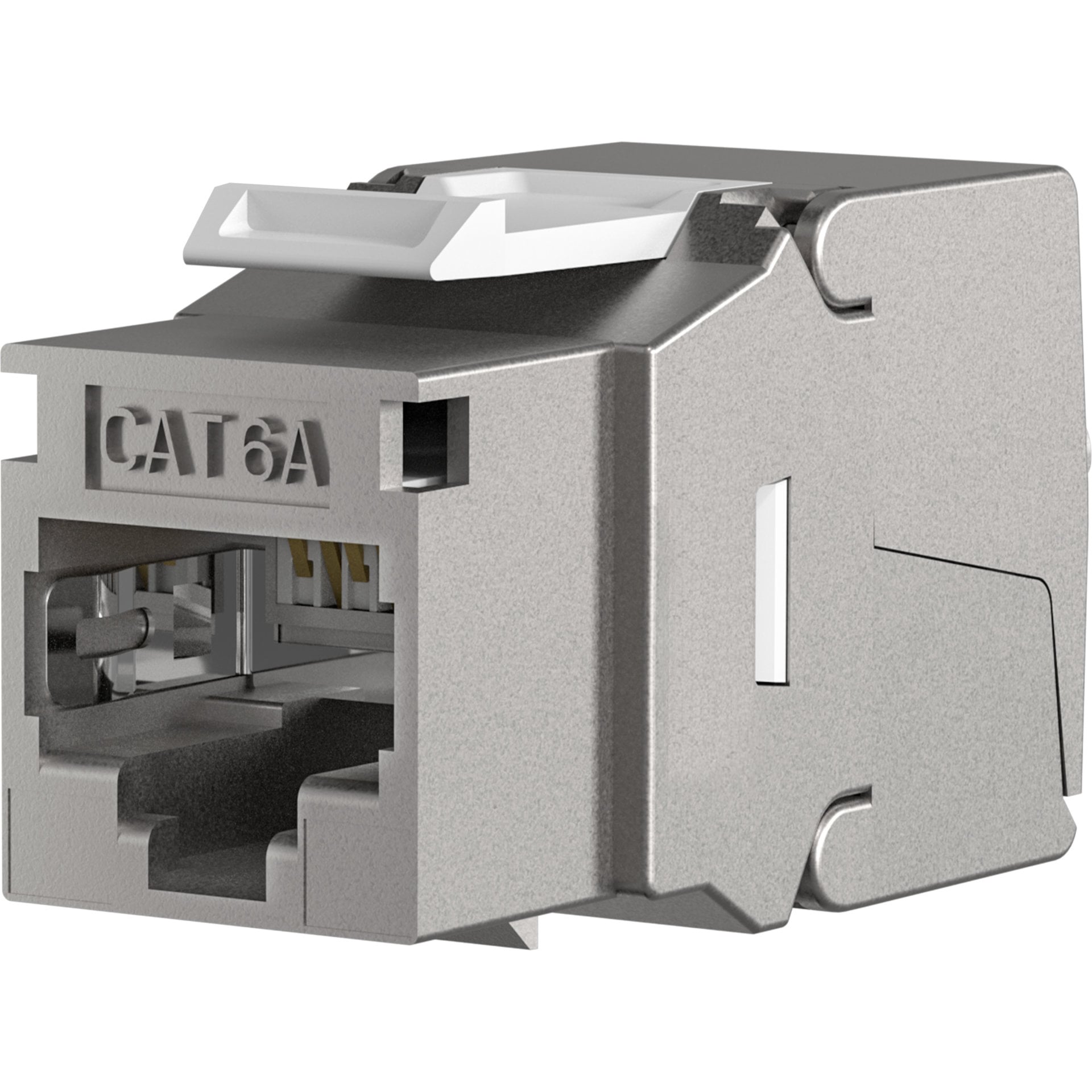 Fruit Keystone RJ 45 STP Cat 6 A Toolless Silver - OEM IWP-MD C 6 A/STPE