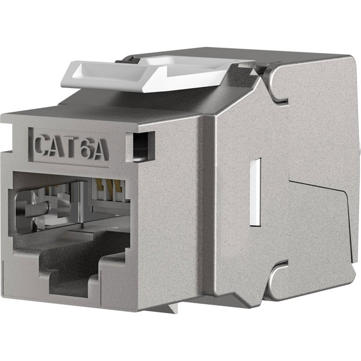 Frutto Keystone RJ45 STP Cat6A Toolless Argento - OEM IWP-MD C6A/STPE
