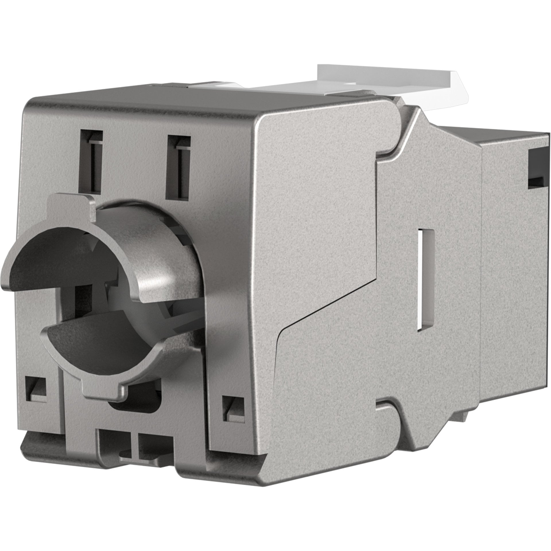 Fruit Keystone RJ 45 STP Cat 6 A Toolless Silver - OEM IWP-MD C 6 A/STPE