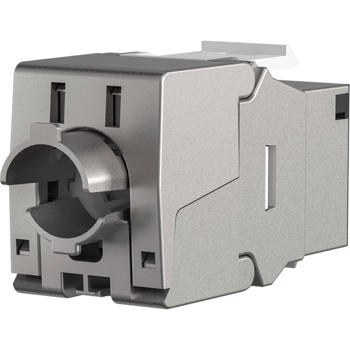 Frutto Keystone RJ45 STP Cat6A Toolless Argento - OEM IWP-MD C6A/STPE
