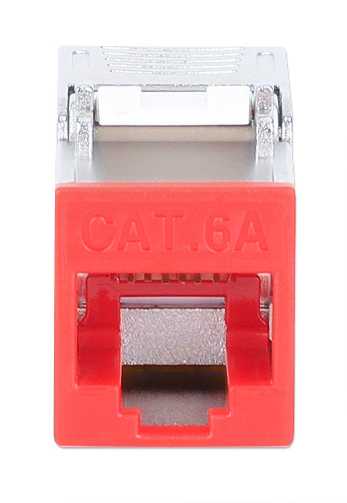 Frutto Keystone RJ45 Cat6A 10G Slim STP Toolless Rosso - Intellinet IWP-MD C6A/STRE