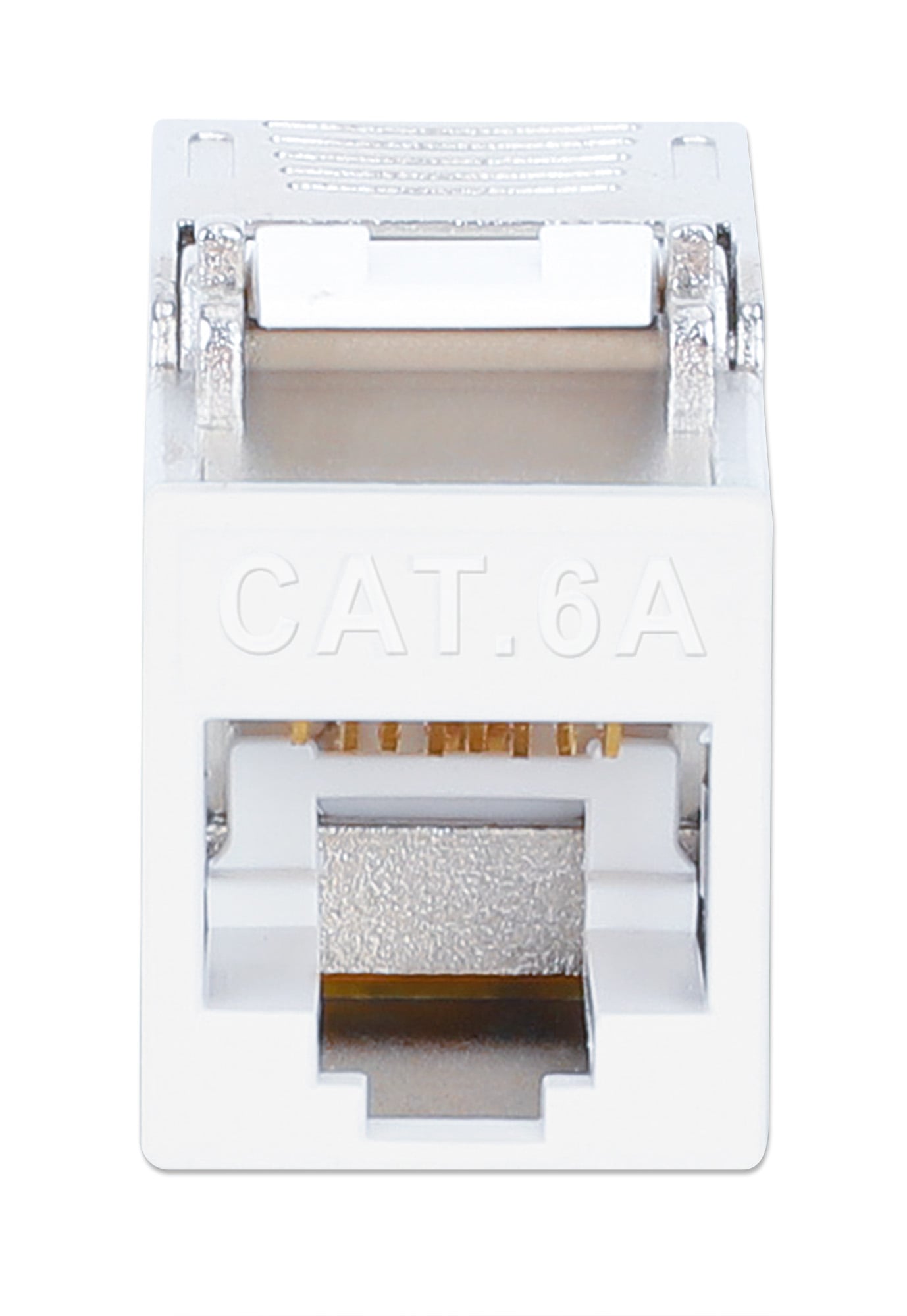 Frutto Keystone RJ45 Cat6A 10G Slim STP Toolless Bianco - Intellinet IWP-MD C6A/STWH