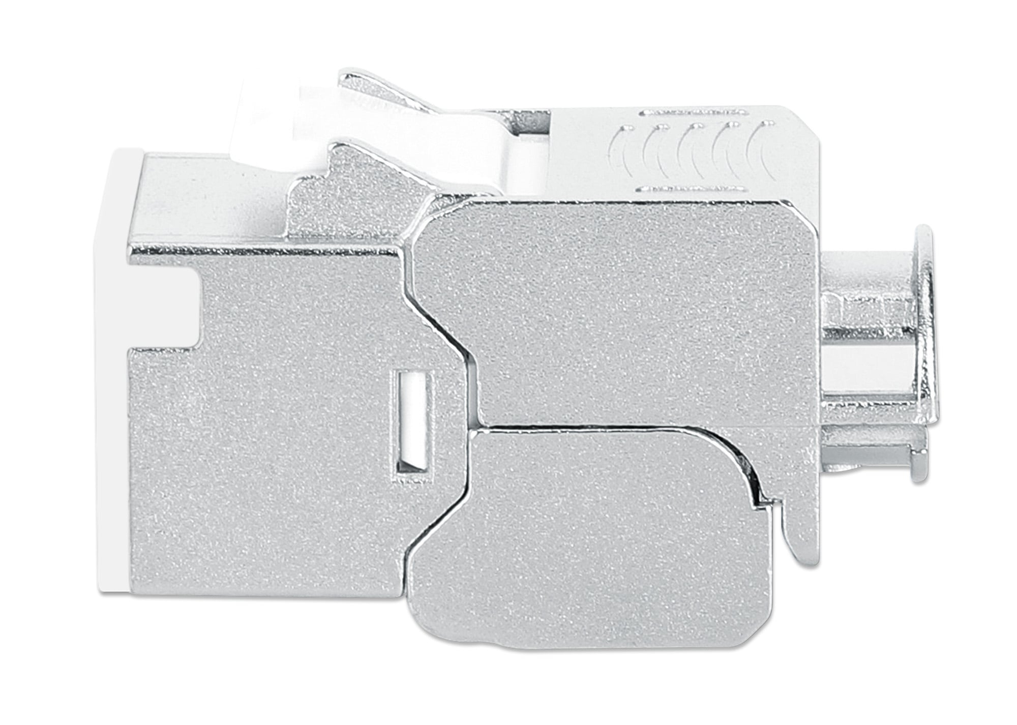 Frutto Keystone RJ45 Cat6A 10G Slim STP Toolless Bianco - Intellinet IWP-MD C6A/STWH
