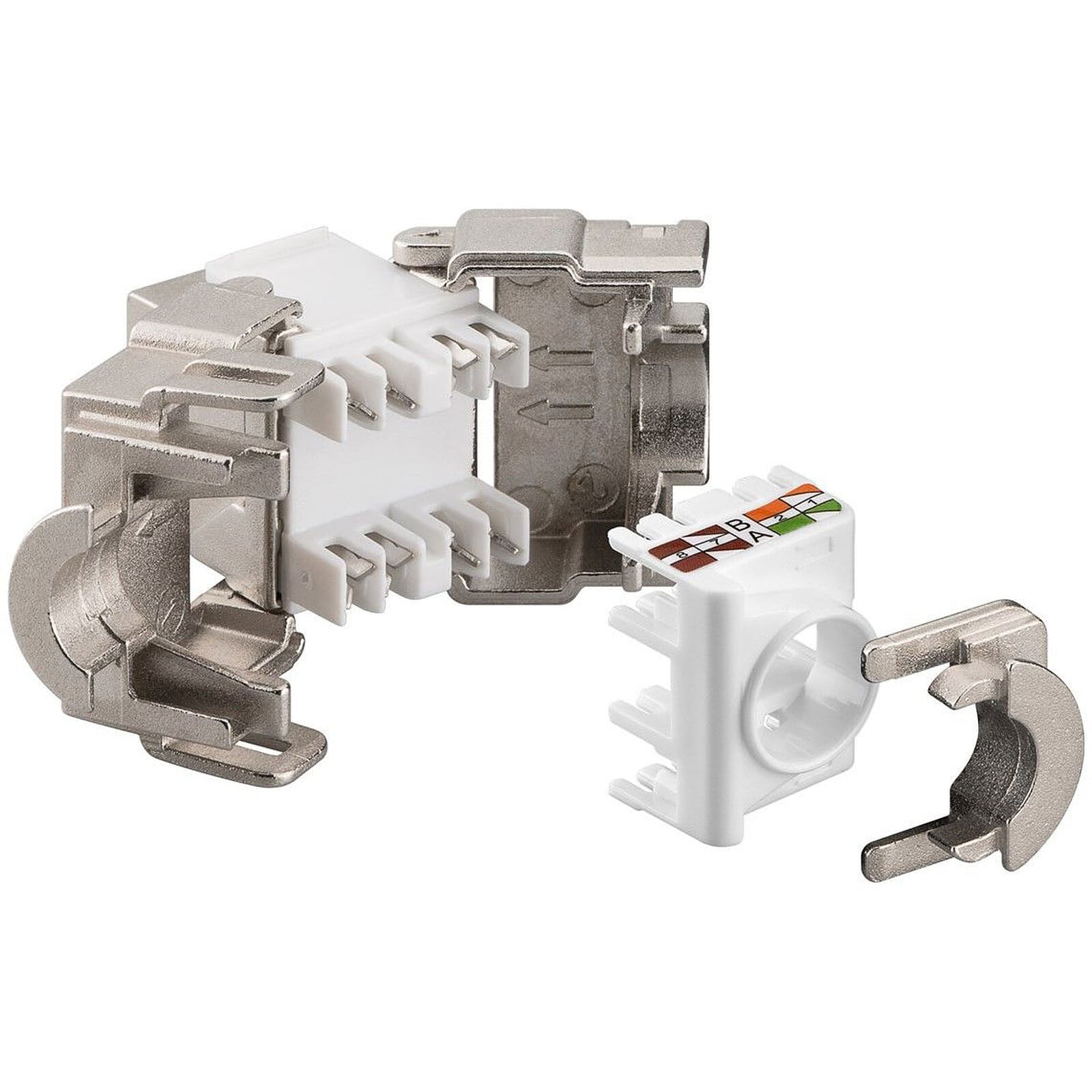 Frutto Keystone RJ45 Cat6A STP Tooless - Techly Professional IWP-MD C6A/TLFT