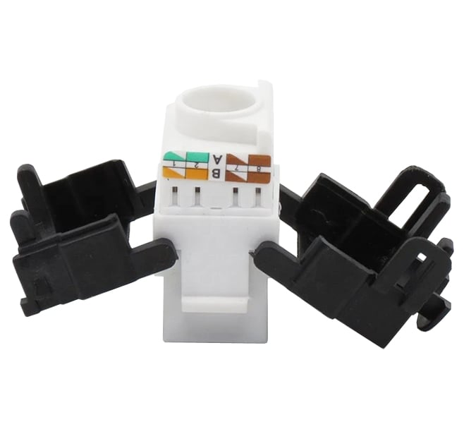 Frutto Keystone RJ45 UTP Cat6A - Techly Professional IWP-MD C6A/UFLT