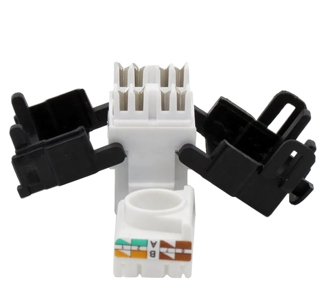 Frutto Keystone RJ45 UTP Cat6A - Techly Professional IWP-MD C6A/UFLT