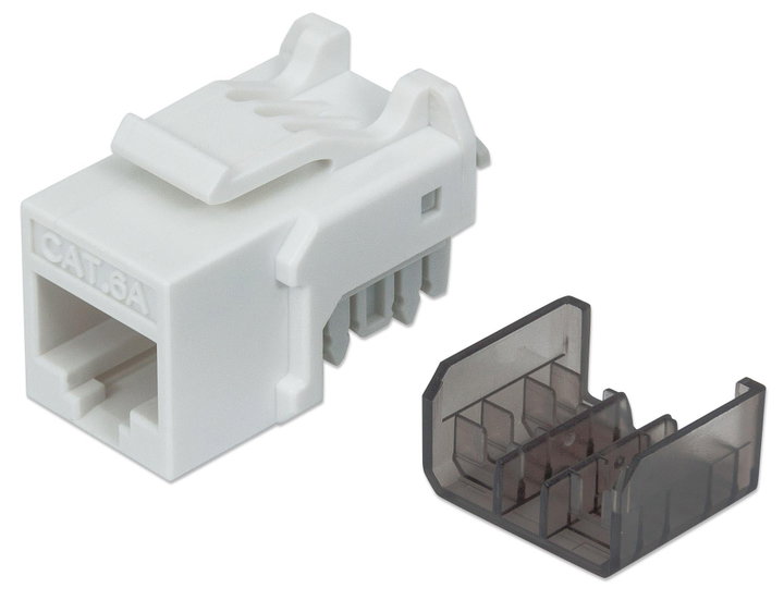 Fruit Keystone RJ 45 Cat 6 A UTP 10 Gigabit White - Intellinet IWP-MD C 6 A/WH