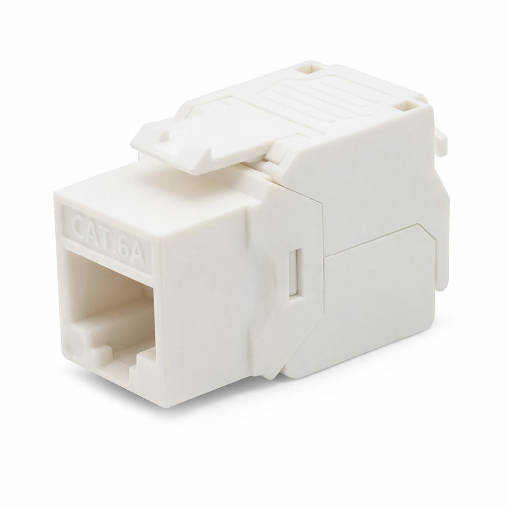Frutto Keystone RJ45 Cat6A UTP Toolless Bianco 3µ - Intellinet IWP-MD C6A/WI3