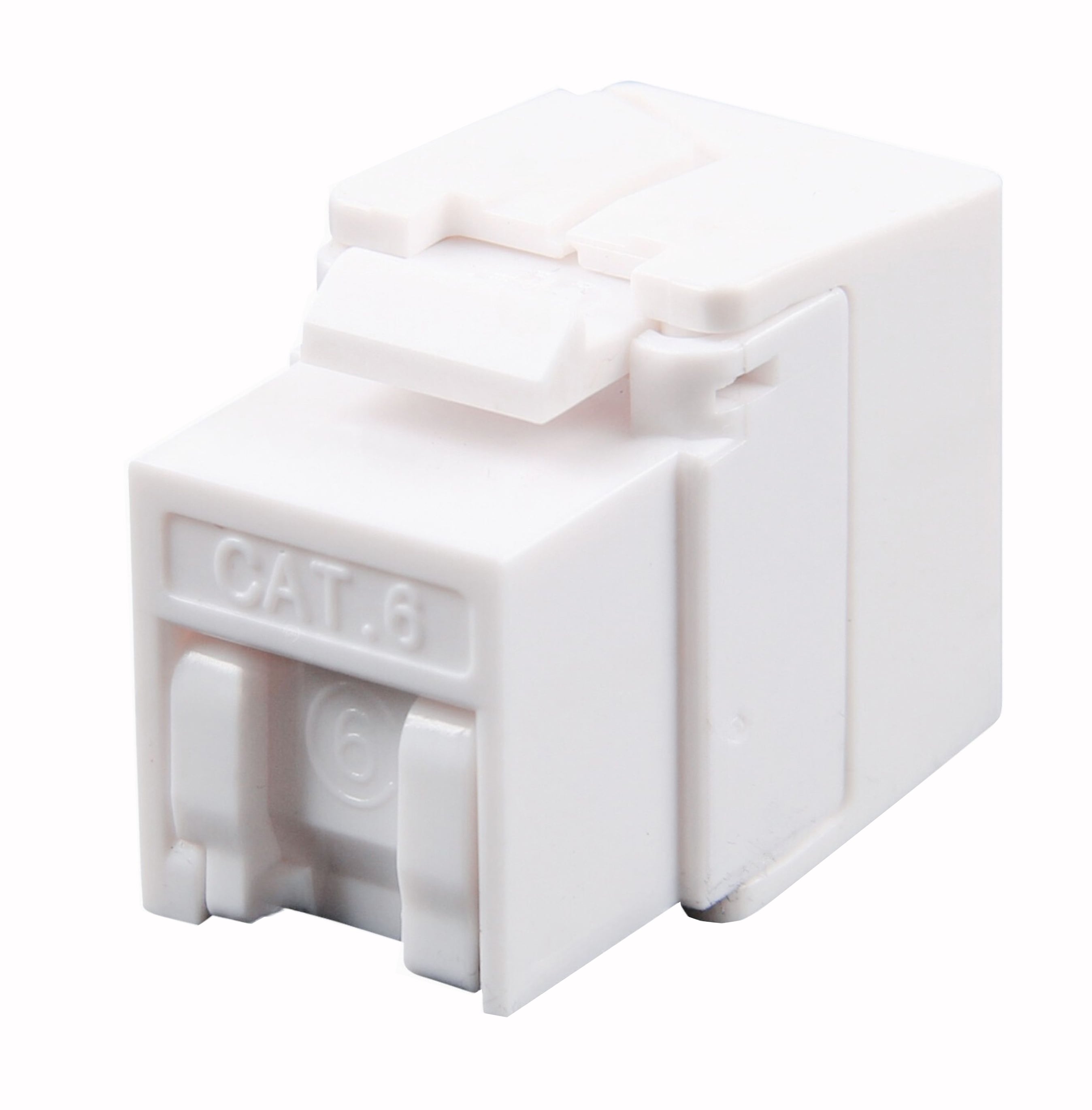 Frutto Keystone RJ45 Cat6 UTP 180° Toolless con Otturatore - Intellinet IWP-MD C6/180WSH