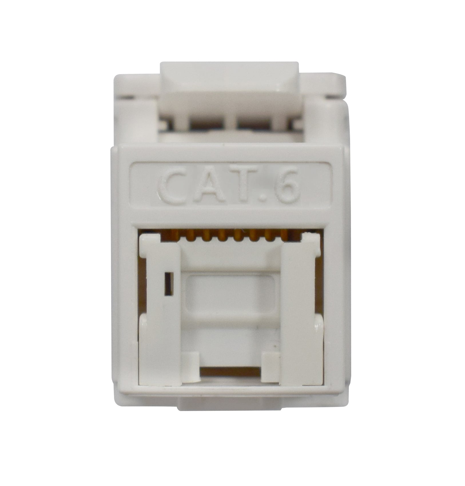 Frutto Keystone RJ45 Cat6 UTP 180° Toolless con Otturatore - Intellinet IWP-MD C6/180WSH