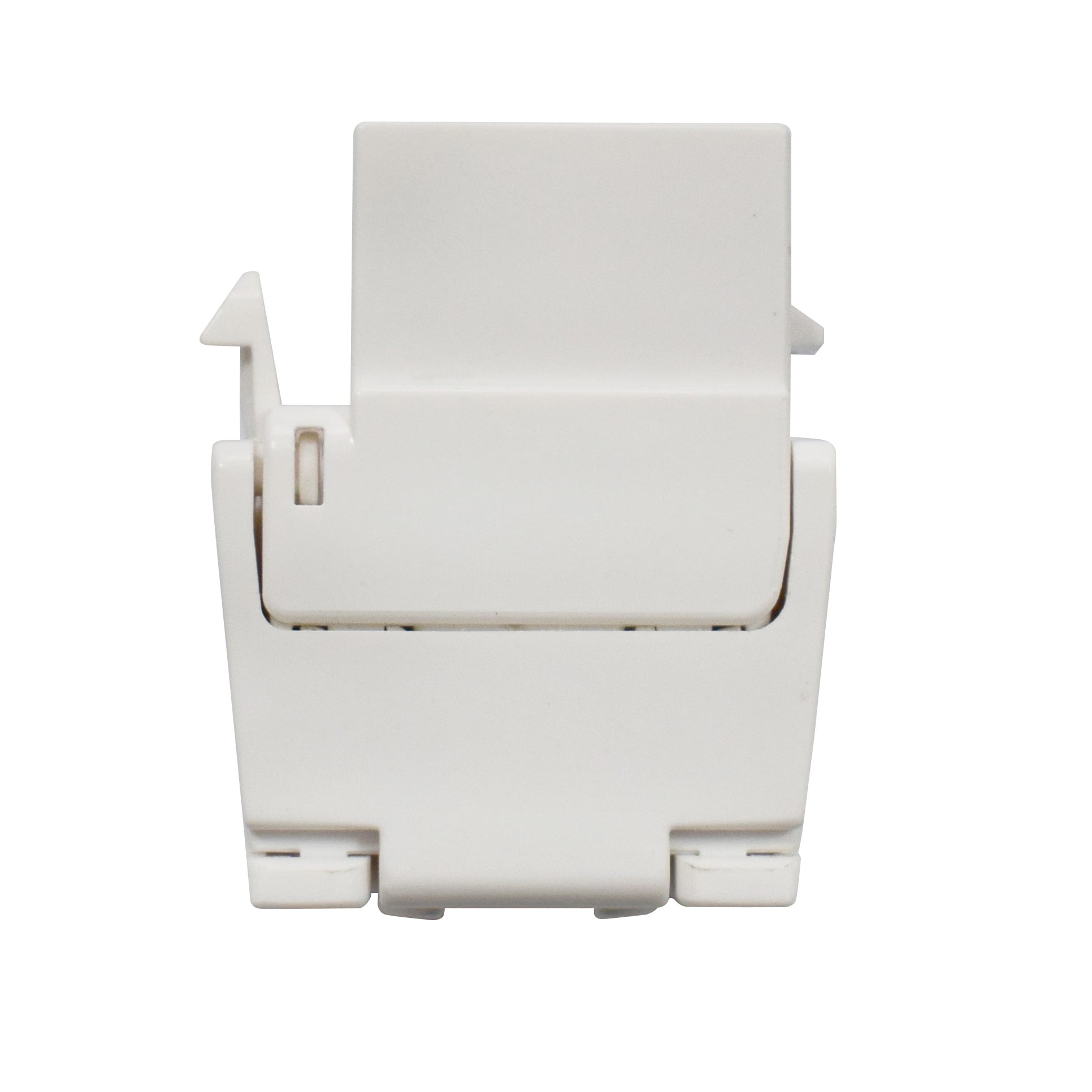 Frutto Keystone RJ45 Cat6 UTP 180° Toolless con Otturatore - Intellinet IWP-MD C6/180WSH