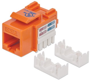 Fruit Keystone RJ 45 Cat 6 UTP Orange - Intellinet IWP-MD C 6 /OR