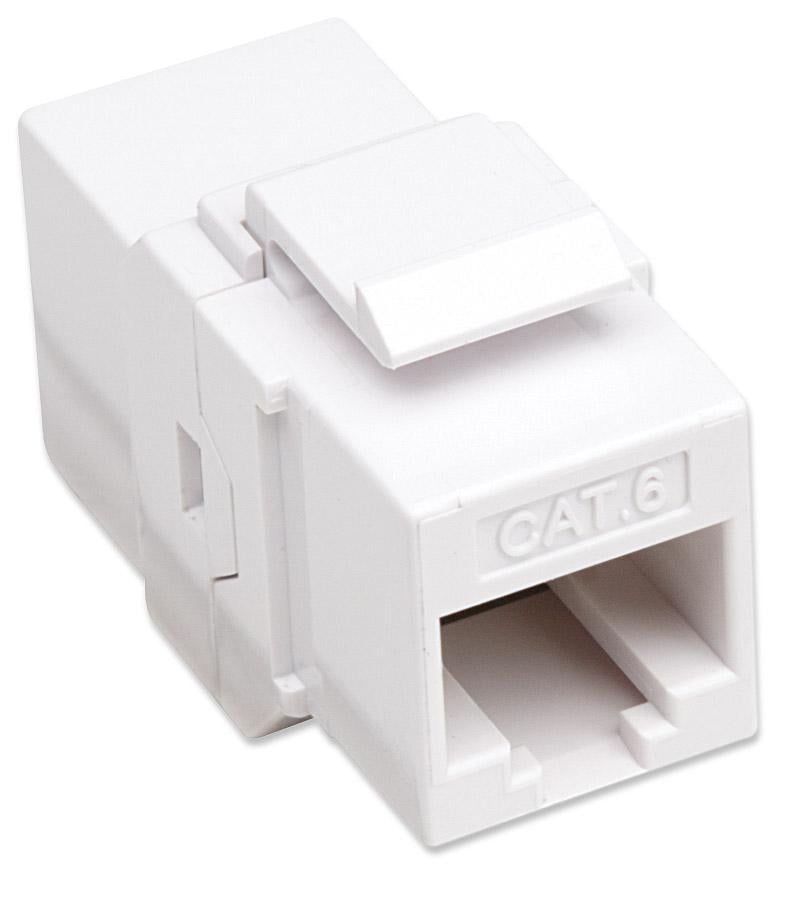 Accoppiatore Keystone RJ45 F/F Cat6 UTP Bianco - Techly Professional IWP-MD C6/PBT