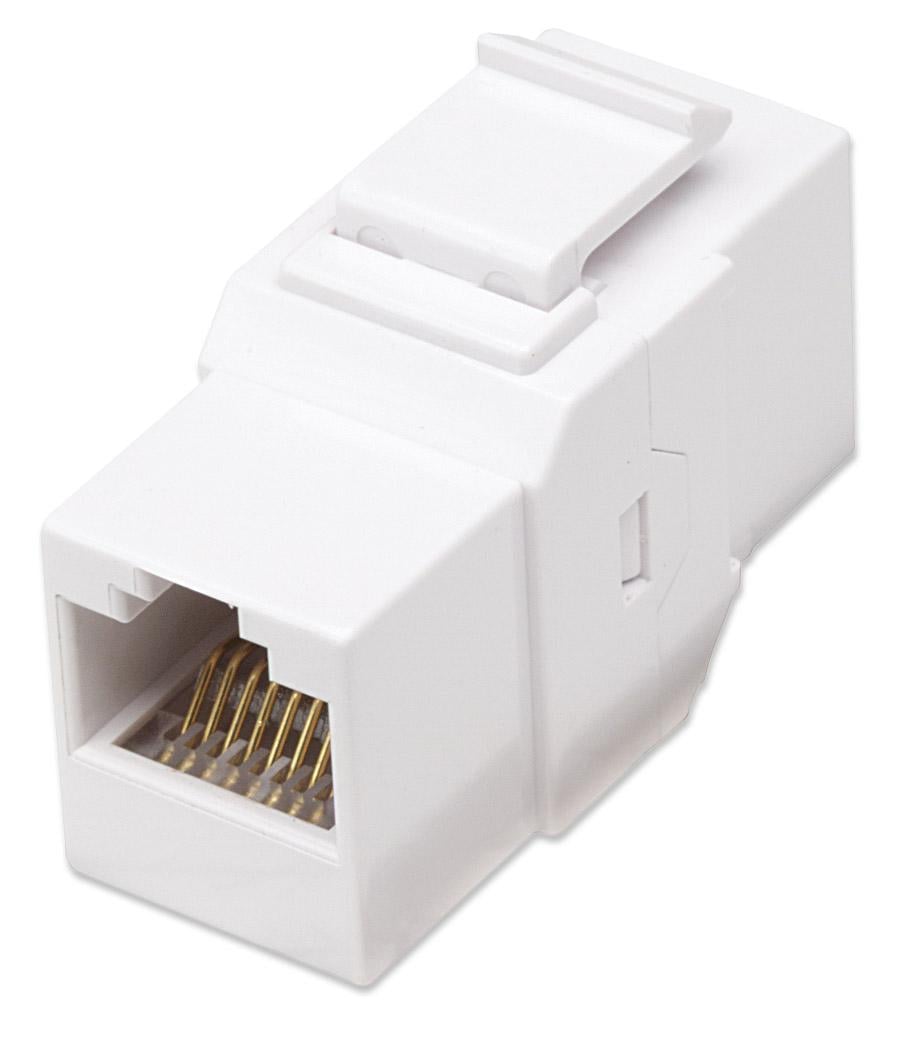 Accoppiatore Keystone RJ45 F/F Cat6 UTP Bianco - Techly Professional IWP-MD C6/PBT