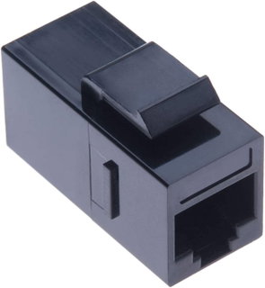 RJ 45 F/F UTP Cat 6 Keystone Black - Intellinet IWP-MD C 6 /PK