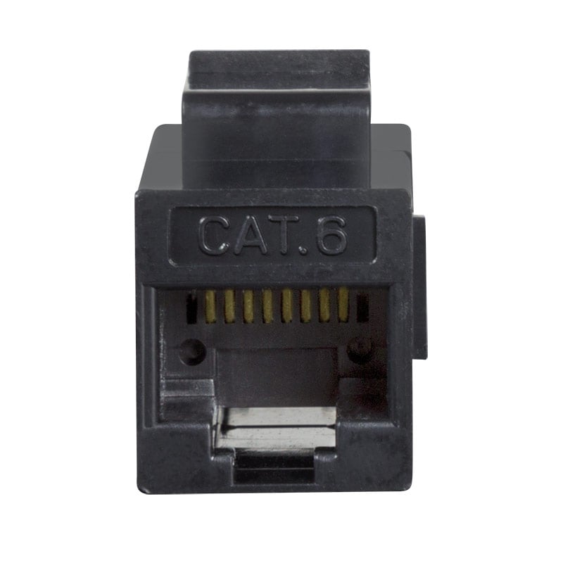 Accoppiatore RJ45 F/F UTP Cat6 Keystone Nero - Intellinet IWP-MD C6/PK