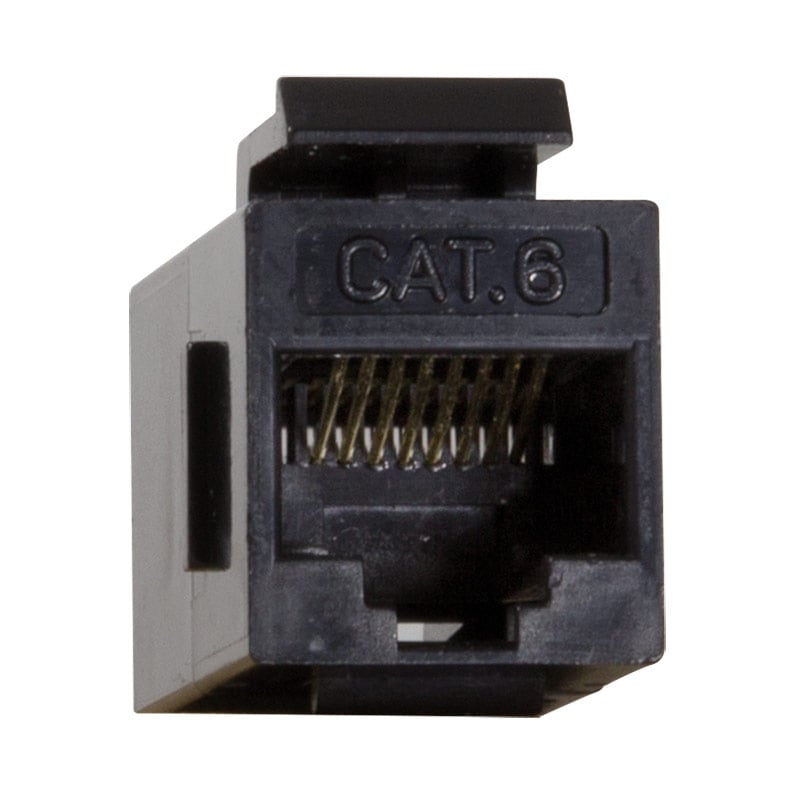 Accoppiatore RJ45 F/F UTP Cat6 Keystone Nero - Intellinet IWP-MD C6/PK